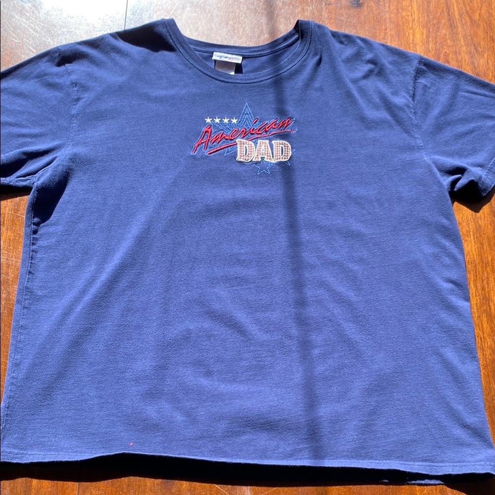 American Dad Navy Blue T-Shirt Size XXL